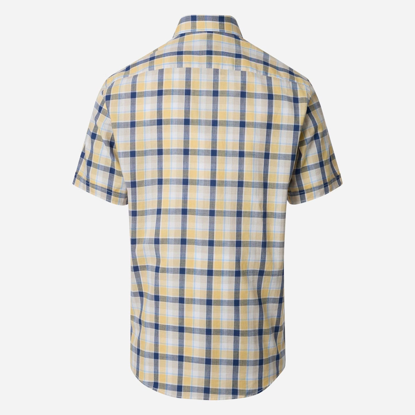 Casa Moda 126130201 500 Yellow Short Sleeve Casual Shirt