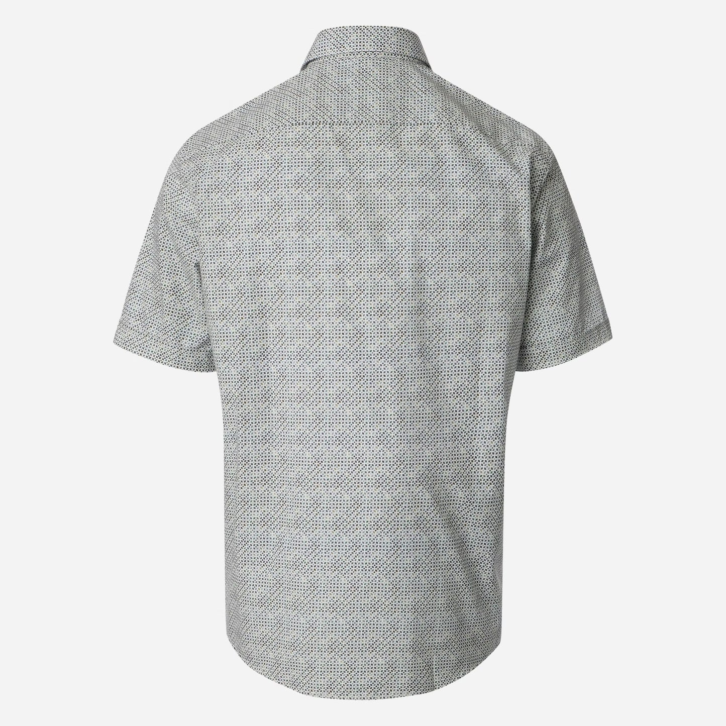 Casa Moda 126131711 300 Green Short Sleeve Casual Shirt