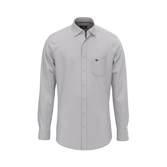 Fynch Hatton 1410 8050 804 Hazel Minimal Print Long Sleeve Casual Shirt