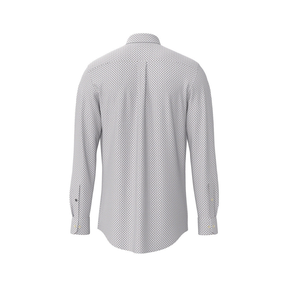 Fynch Hatton 1410 8050 804 Hazel Minimal Print Long Sleeve Casual Shirt