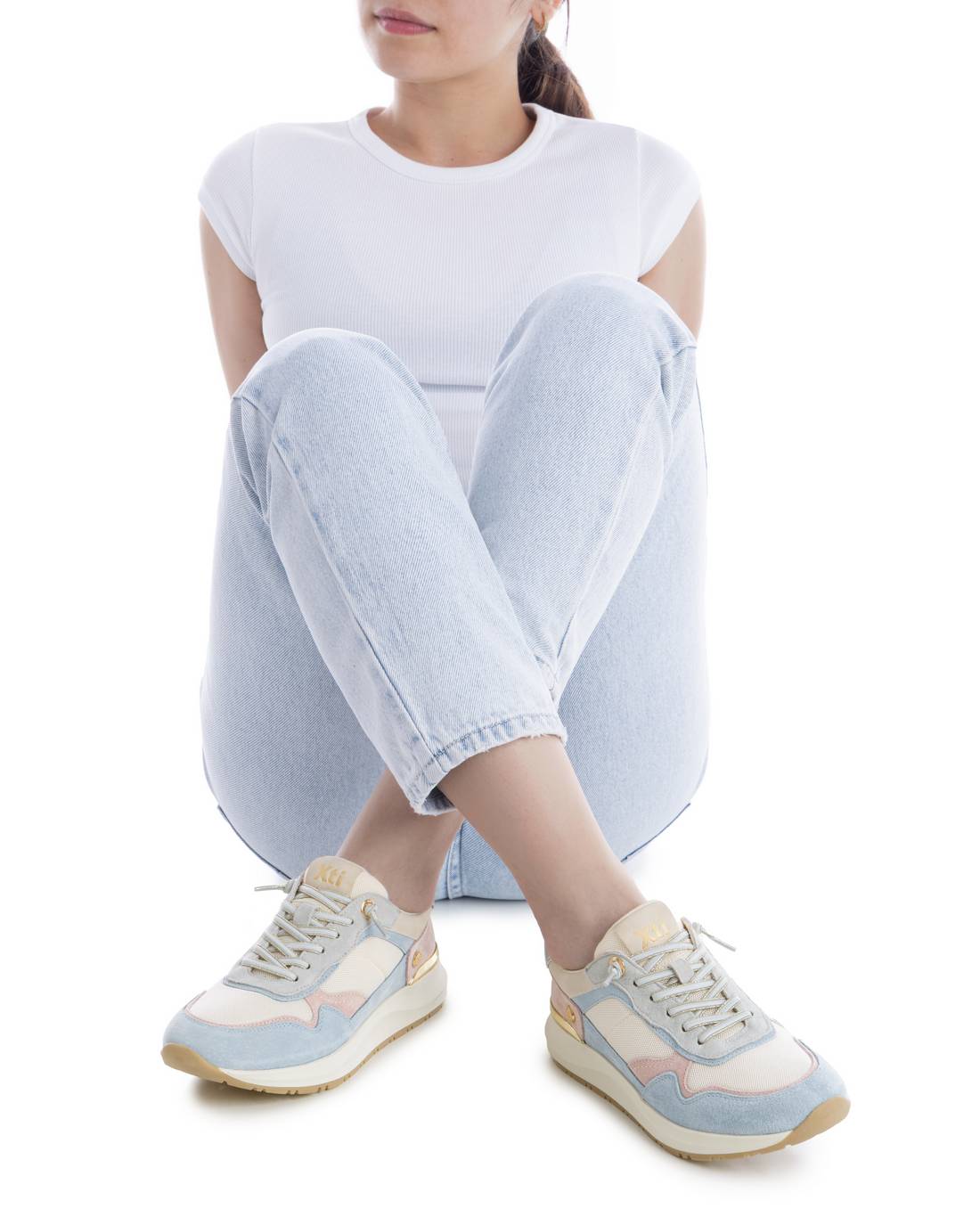 Xti 145202 Light Blue Trainers