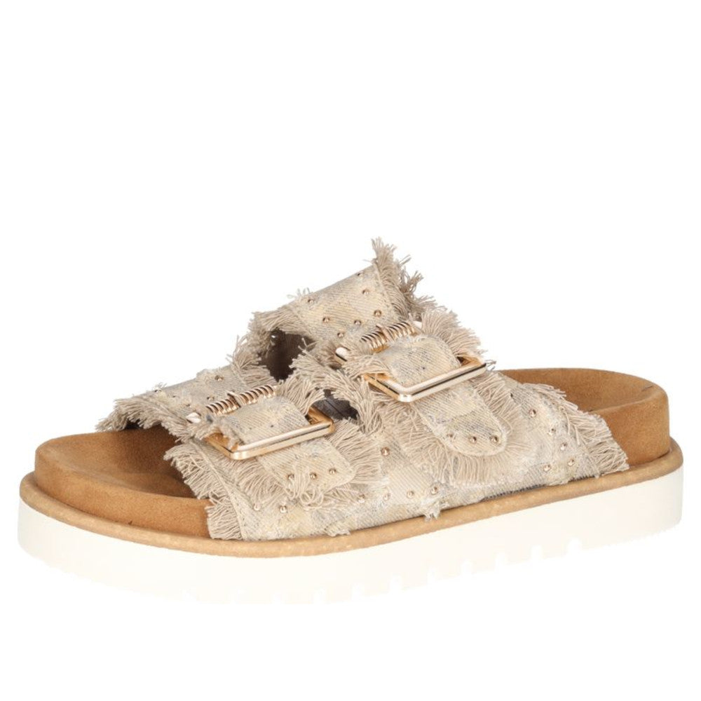 Mustang 1461-708-429 Jeans Beige Sandals