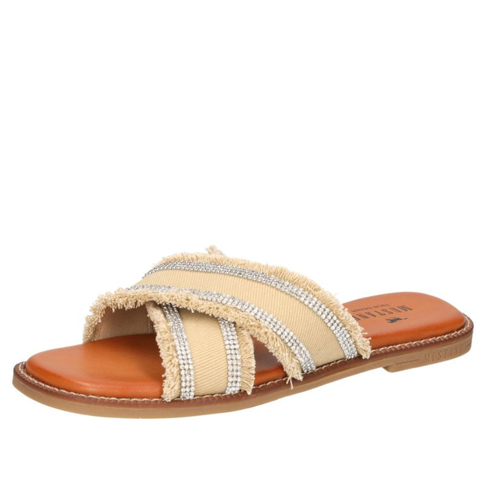 Mustang 1519-705-429 Jeans Beige Sandals