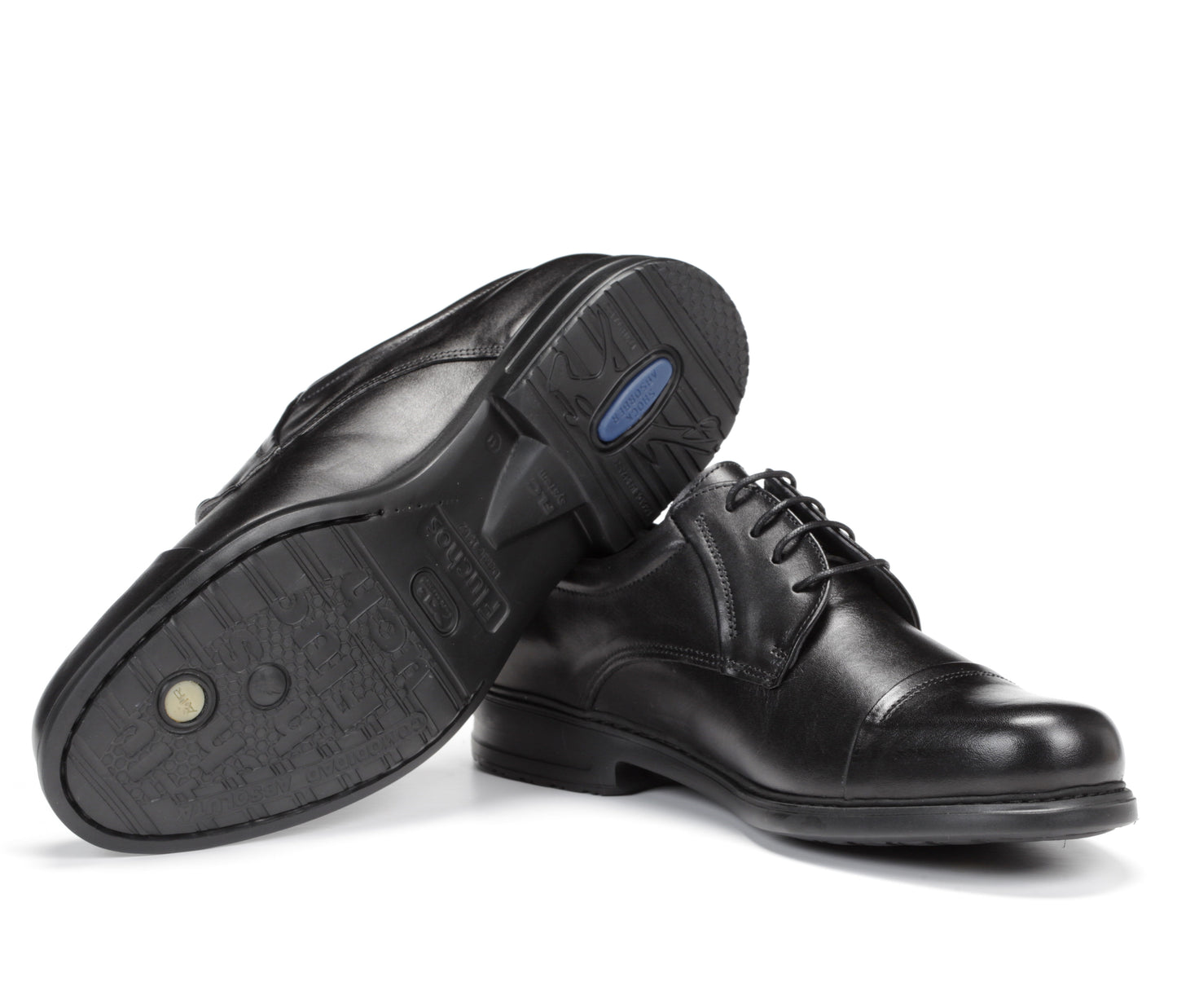 Fluchos 8468 Natural Black Stk Black Casual Shoes