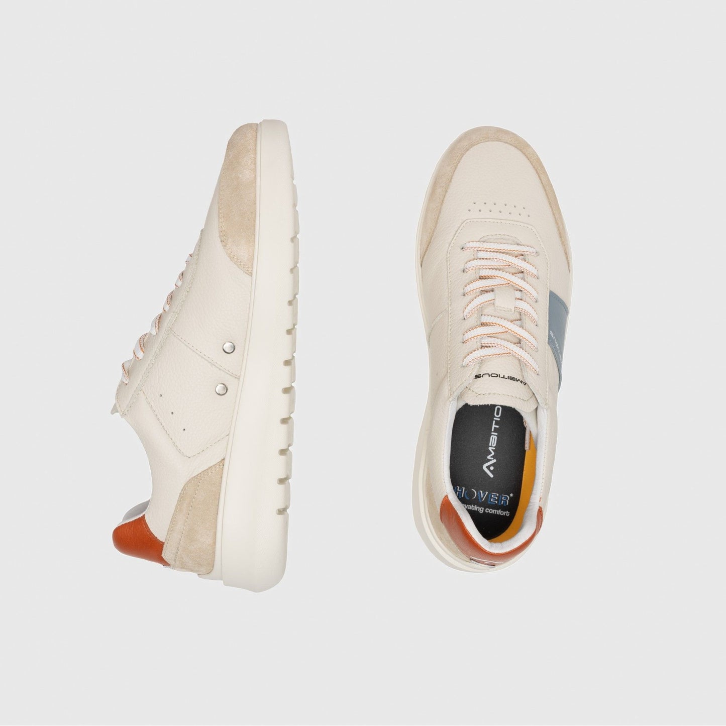 Ambitious 12863 6923 Beige / Blue / Brick Trainers