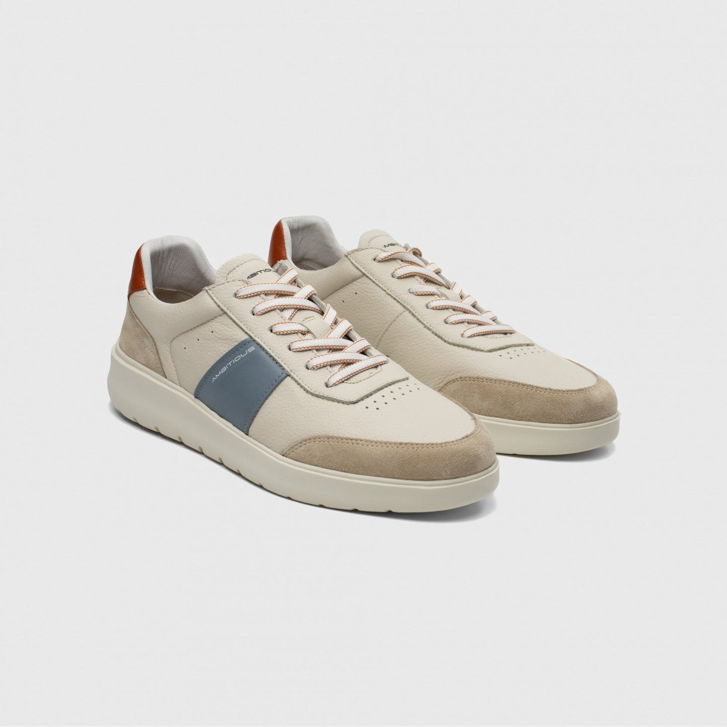 Ambitious 12863 6923 Beige / Blue / Brick Trainers