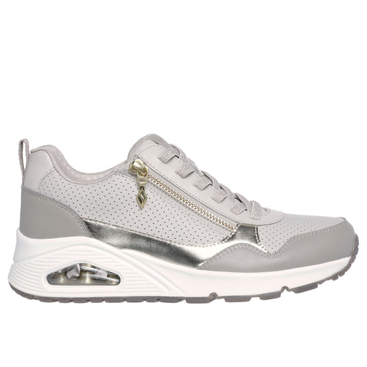 Skechers 177873 Metallic Sliders Taupe Trainers