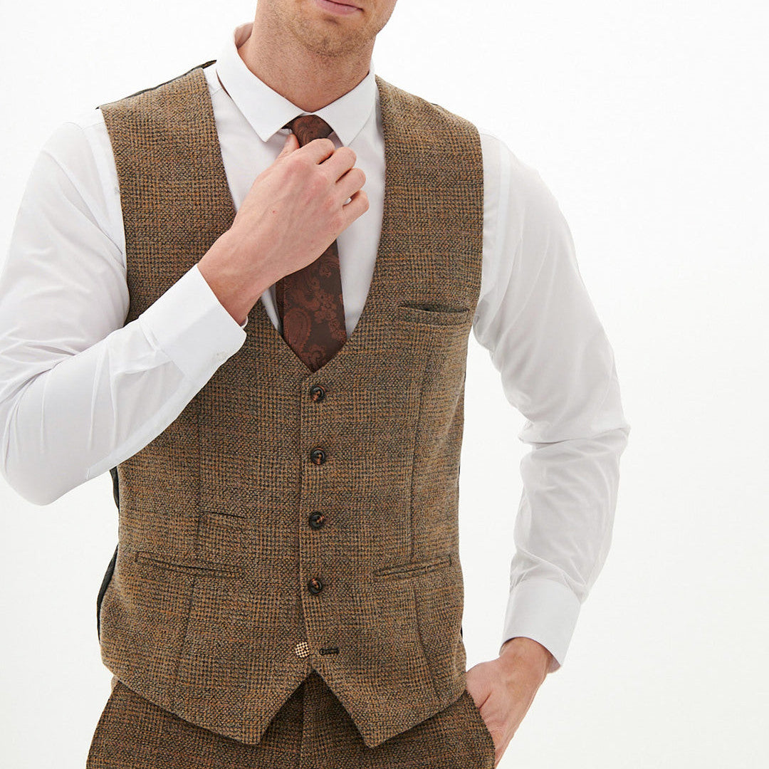 Marc Darcy Kris Tan Waistcoat