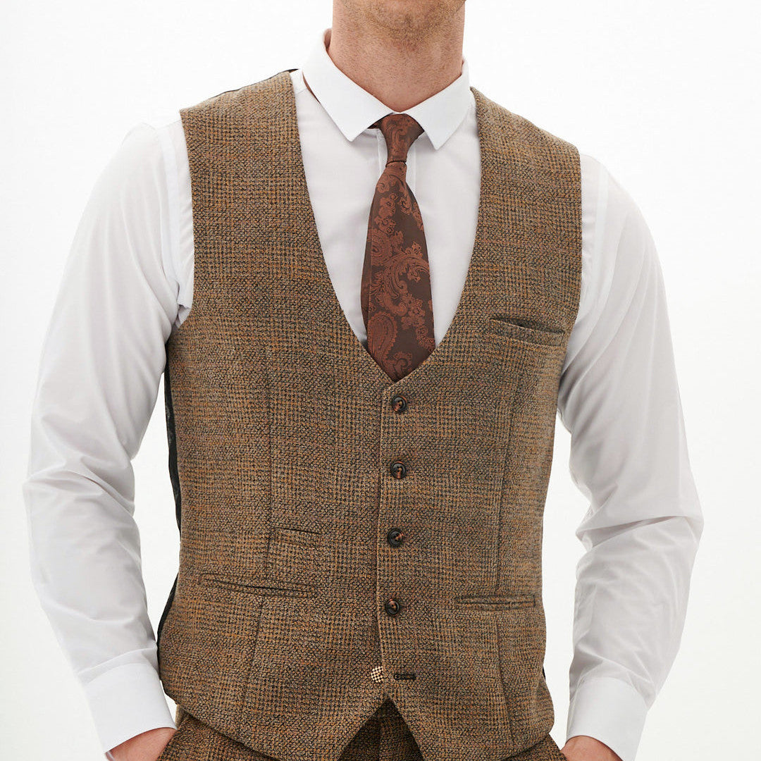 Marc Darcy Kris Tan Waistcoat