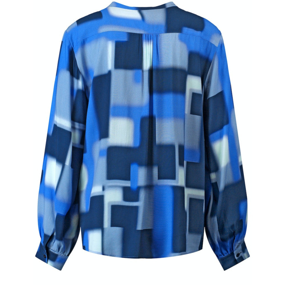 Gerry Weber 260021 31414 8088 Blue Print Blouse
