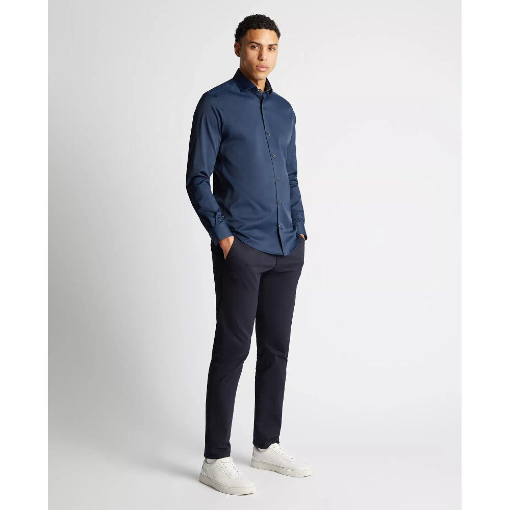 Remus Uomo 13140 78 Navy Tapered Dress Shirt
