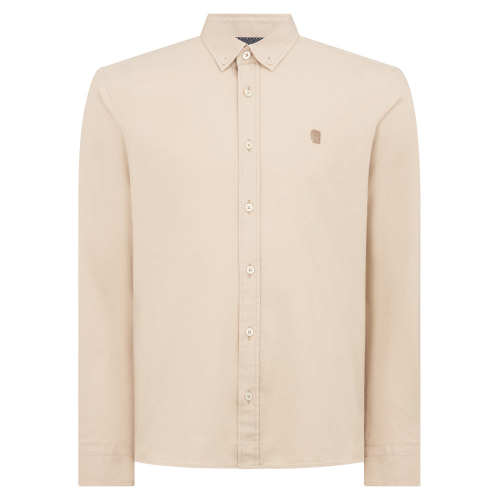 Remus Uomo 13570 93 Beige Slim Fit Casual Shirt