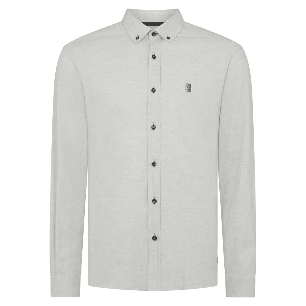 Remus Uomo 13925 05 Grey Tapered Fit Casual Shirt