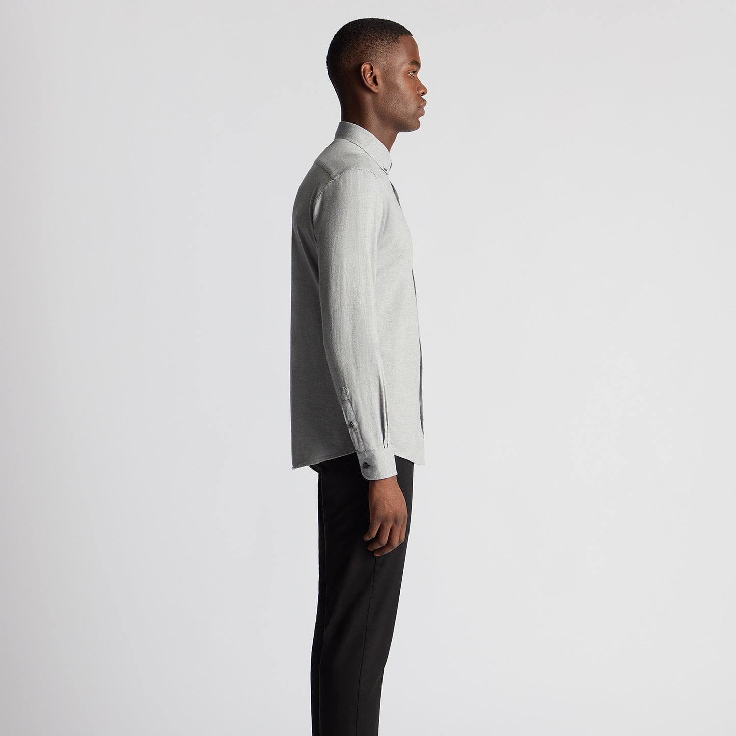 Remus Uomo 13925 05 Grey Tapered Fit Casual Shirt