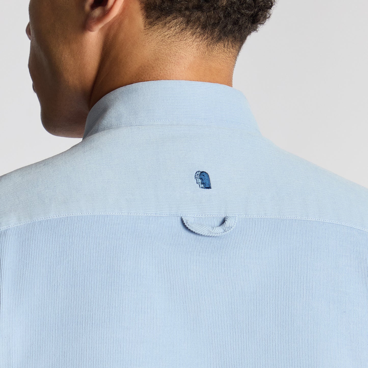 Remus Uomo 13926 22 Blue Tapered Fit Casual Shirt
