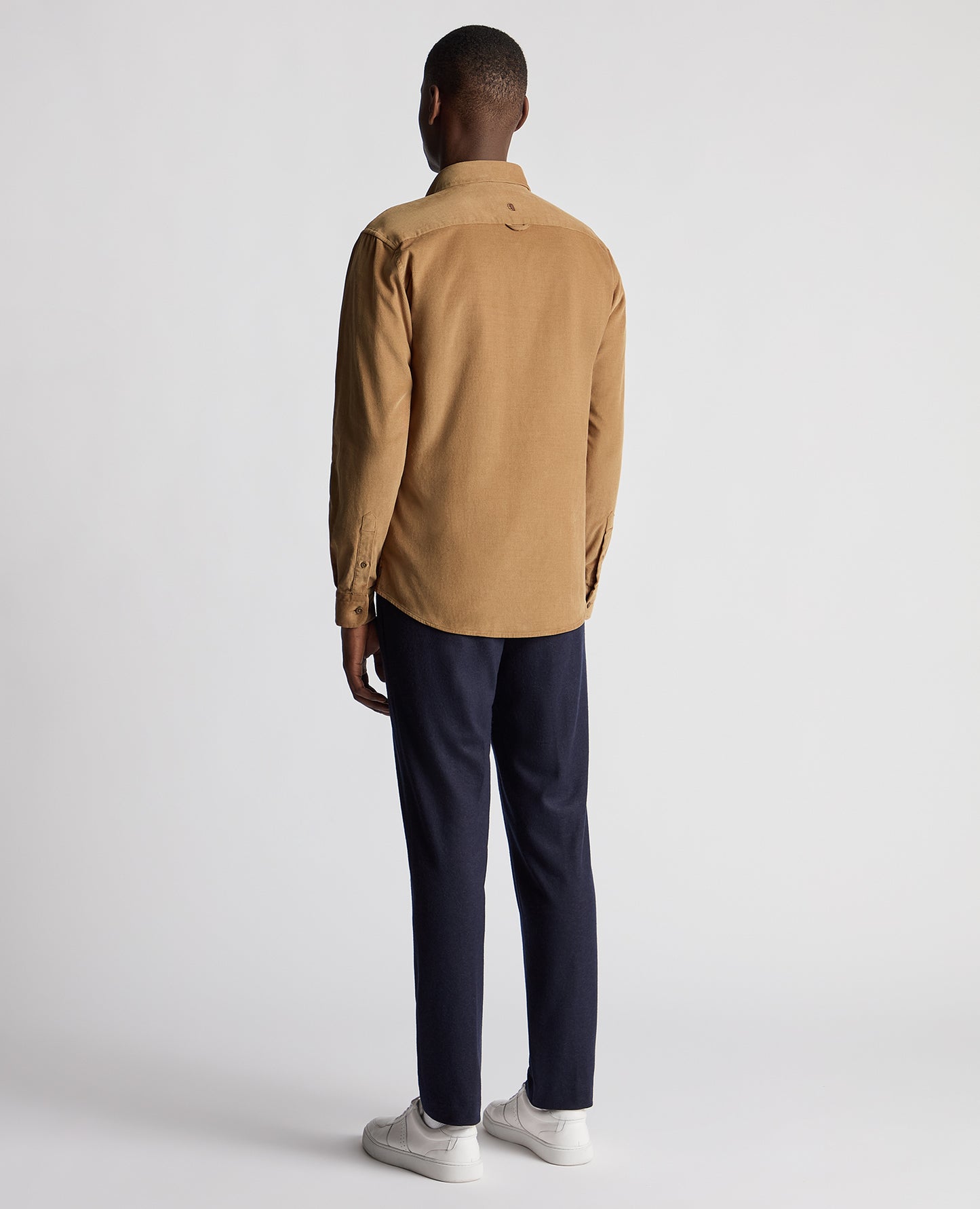 Remus Uomo 13926 45 Camel Tapered Fit Casual Shirt
