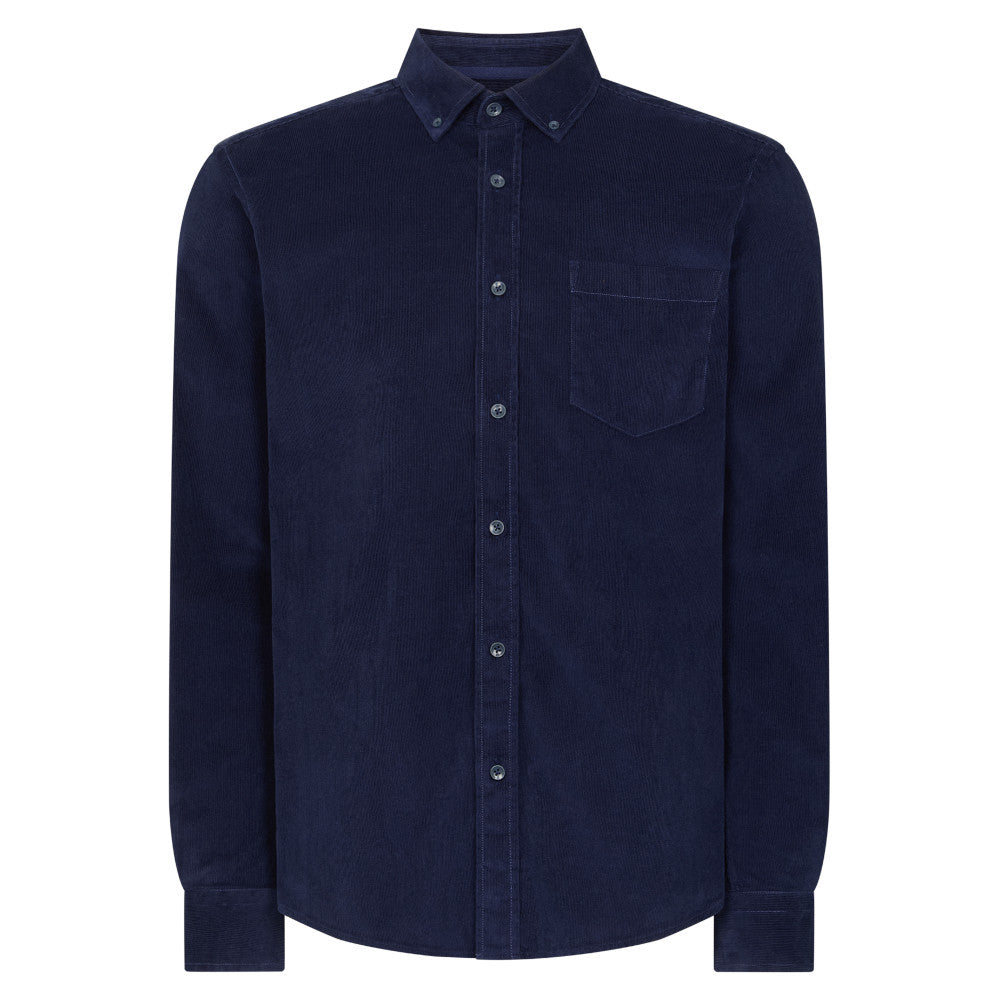 Remus Uomo 13926 78 Navy Tapered Fit Casual Shirt