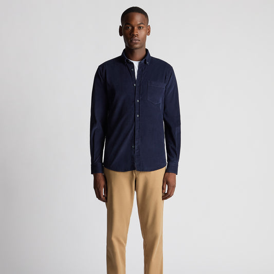 Remus Uomo 13926 78 Navy Tapered Fit Casual Shirt