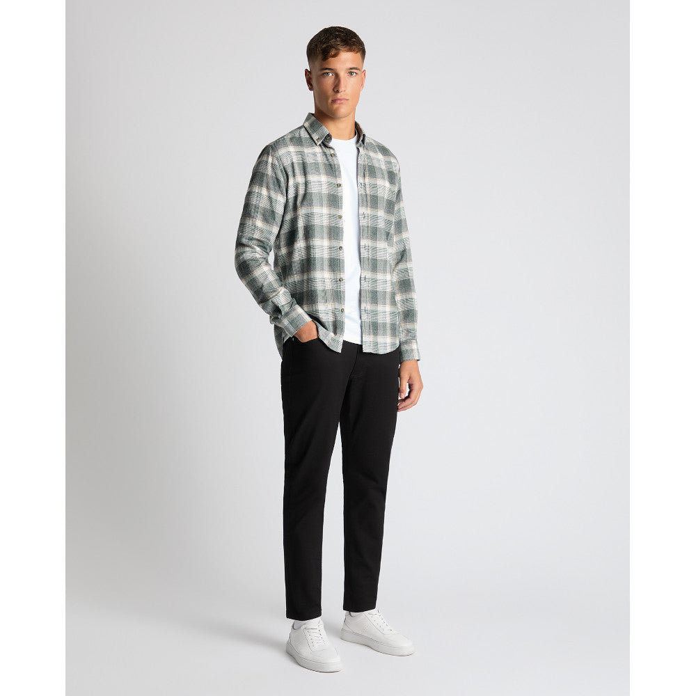 Remus Uomo 13927 37 Green Slim Fit Casual Shirt