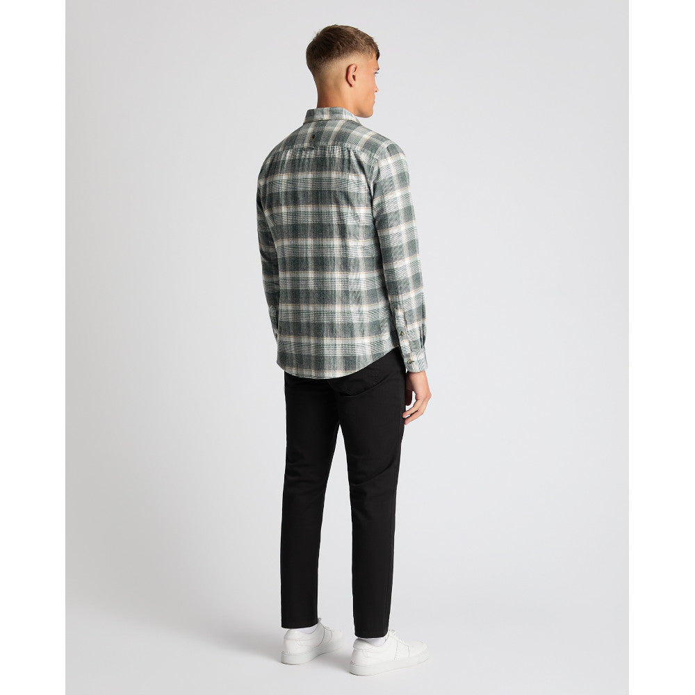 Remus Uomo 13927 37 Green Slim Fit Casual Shirt