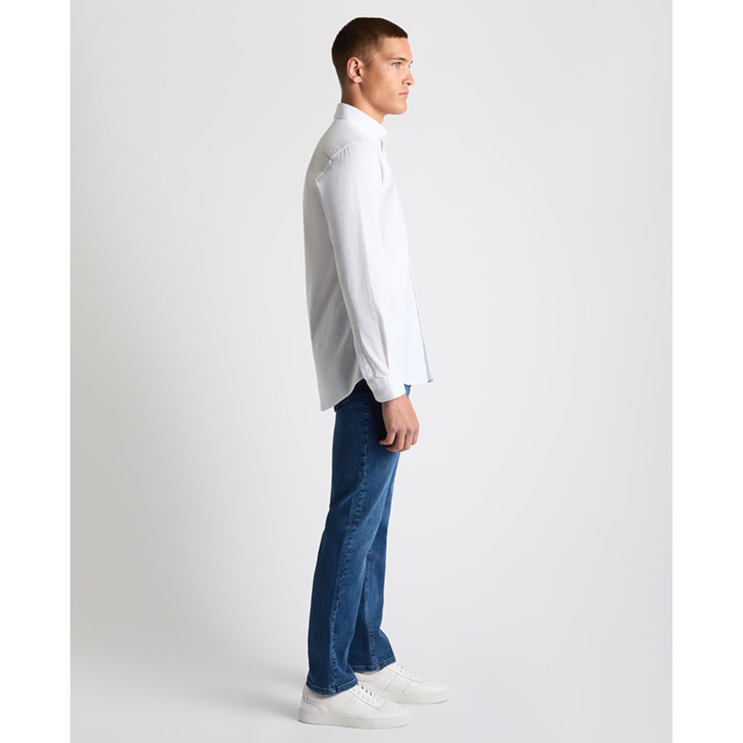 Remus Uomo 13961 01 White Tapered Fit Shirt