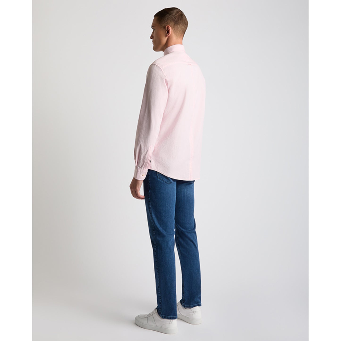 Remus Uomo 13961 61 Light Pink Tapered Fit Shirt