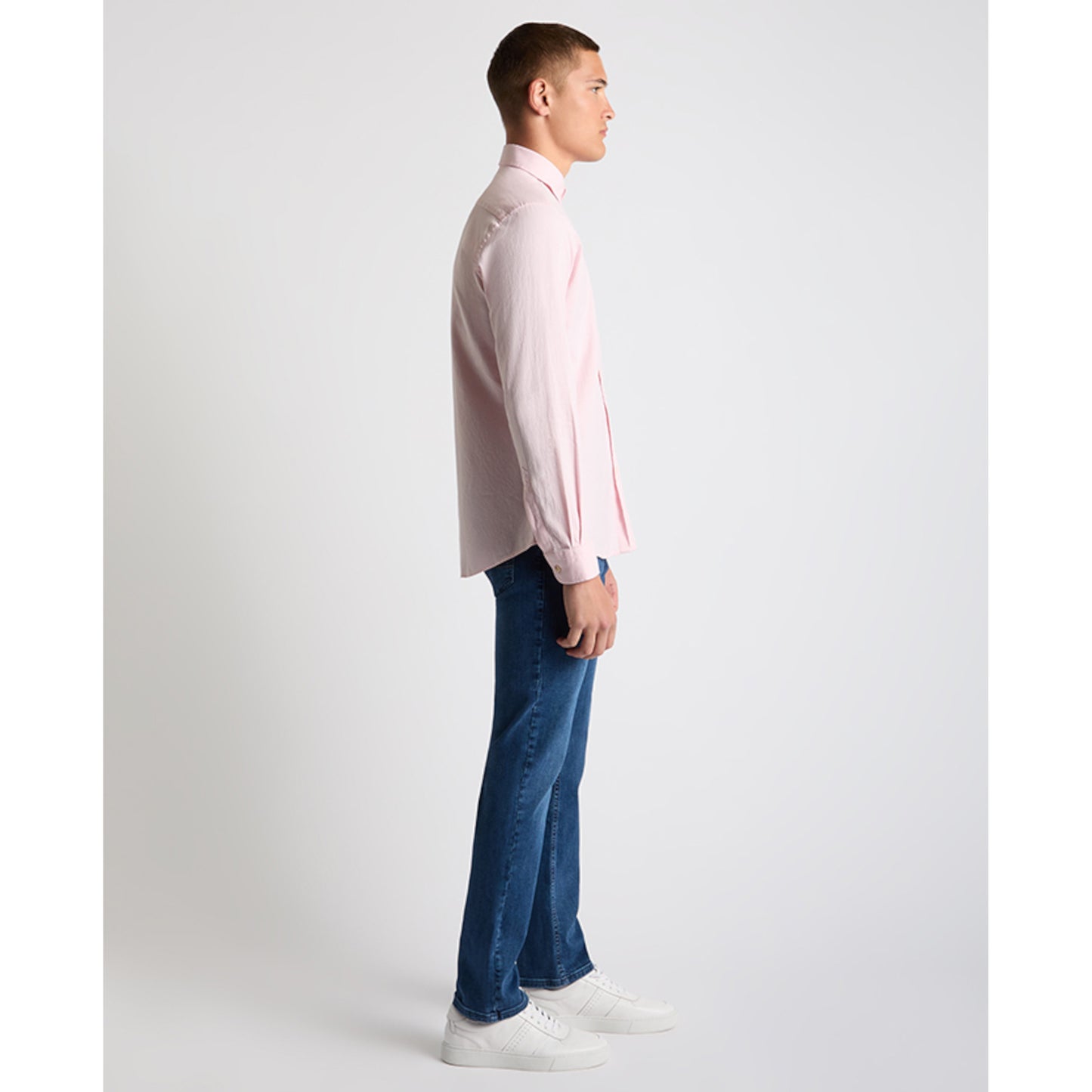 Remus Uomo 13961 61 Light Pink Tapered Fit Shirt