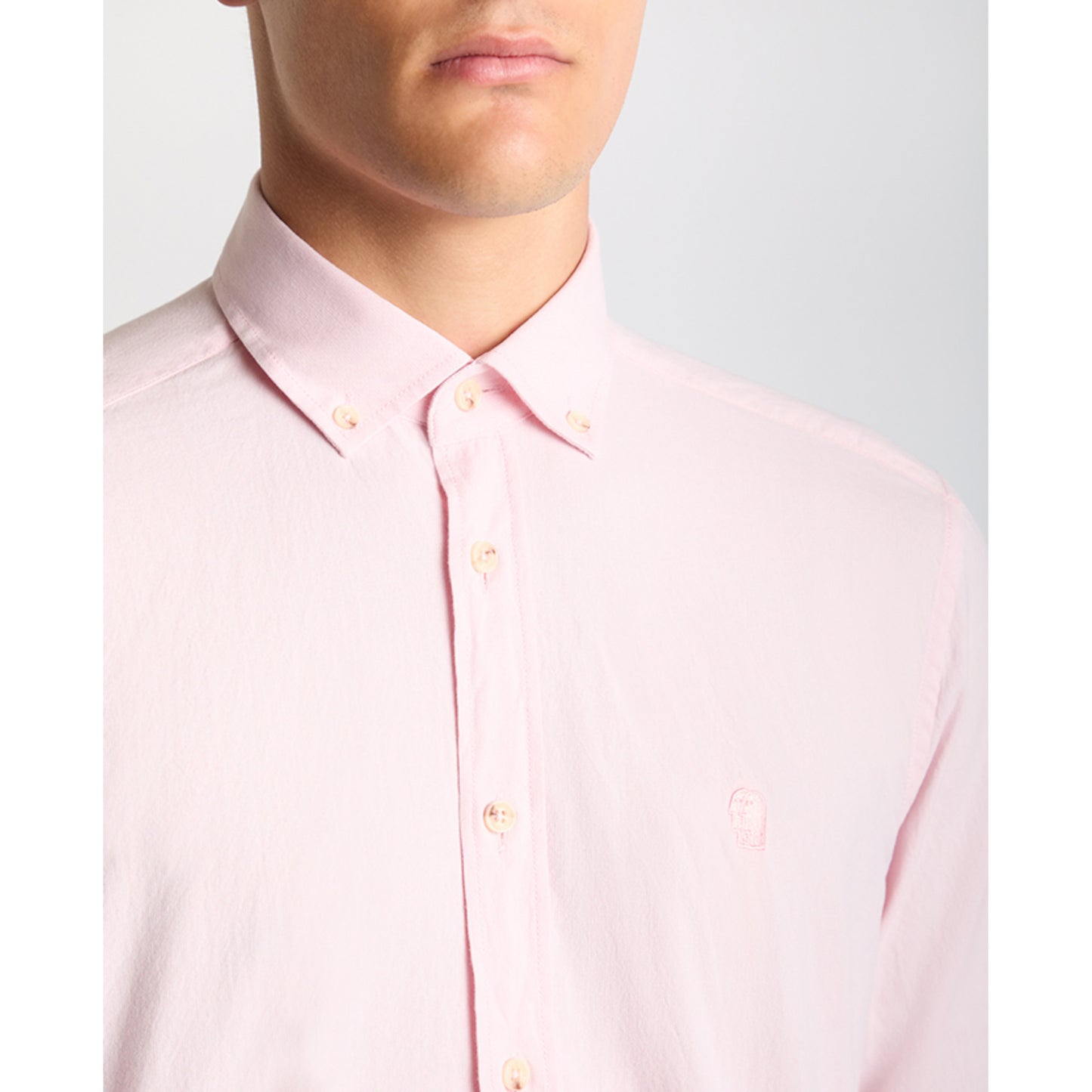 Remus Uomo 13961 61 Light Pink Tapered Fit Shirt