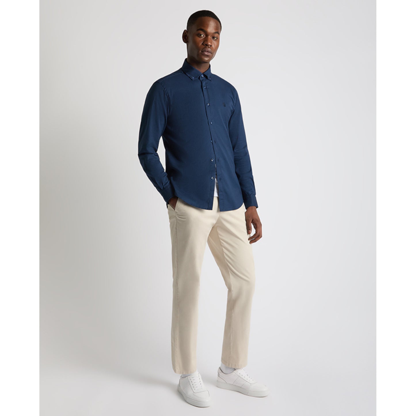 Remus Uomo 13961 78 Navy Tapered Shirt