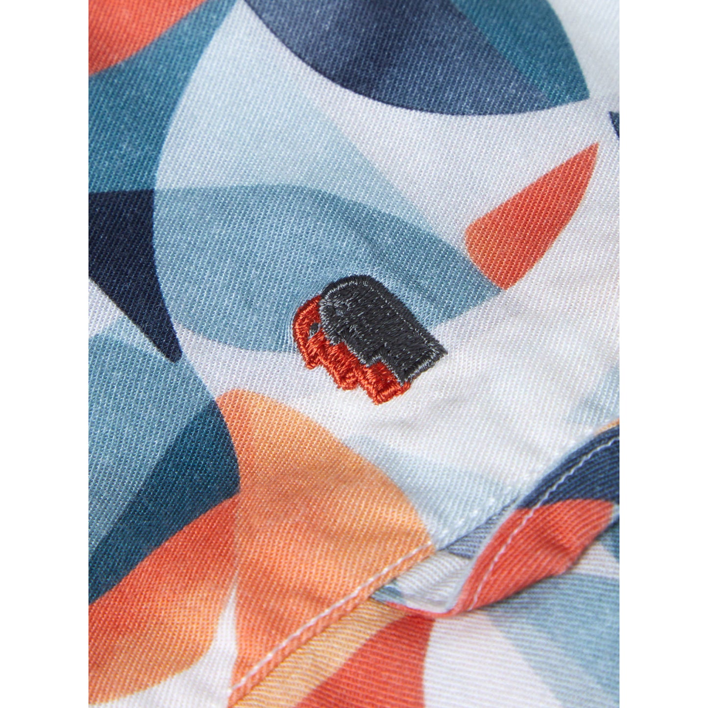 Remus Uomo 13969SS 56 Orange Slim Fit Shirt