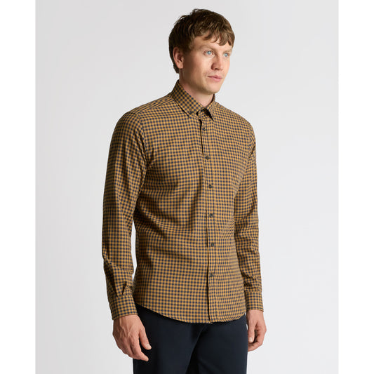 Remus Uomo 13973 53 Tan Tapered Shirt