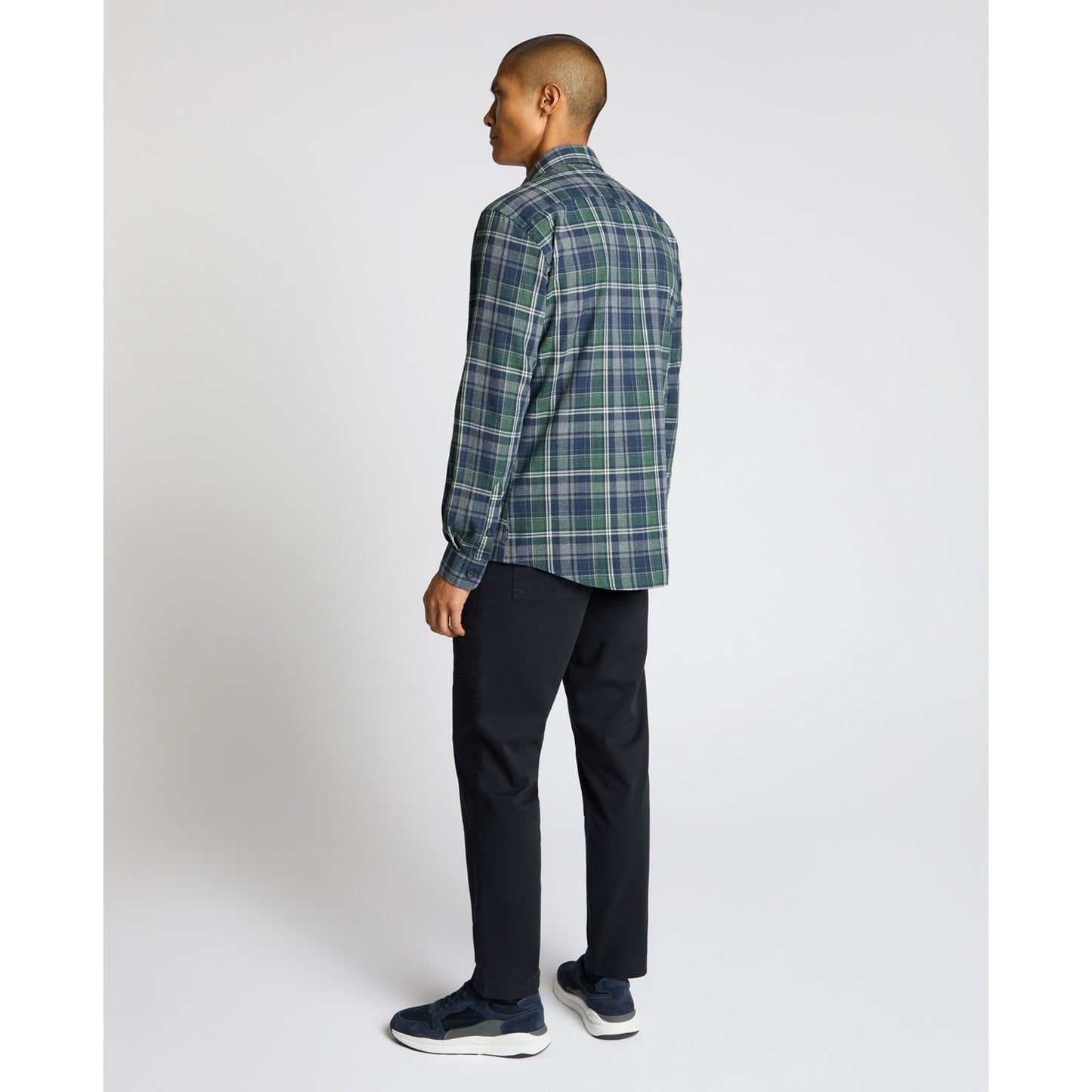 Remus Uomo 13976 78 Navy Tapered Shirt