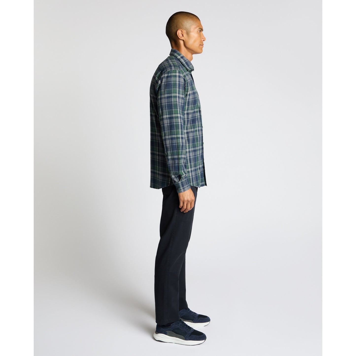 Remus Uomo 13976 78 Navy Tapered Shirt