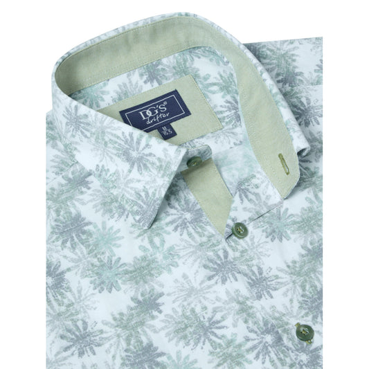 Drifter 14016SS 33 Green Short Sleeve Casual Shirt
