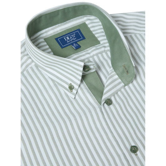 Drifter 14018SS 13 Green Short Sleeve Casual Shirt