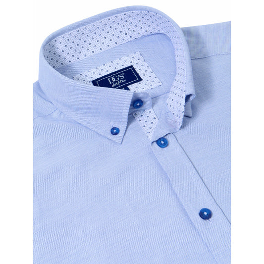 Drifter 14030SS 24 Blue Short Sleeve Casual Shirt