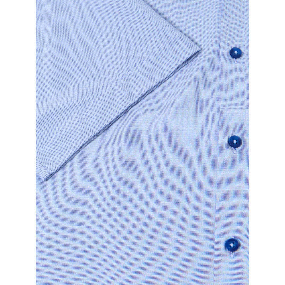 Drifter 14030SS 24 Blue Short Sleeve Casual Shirt