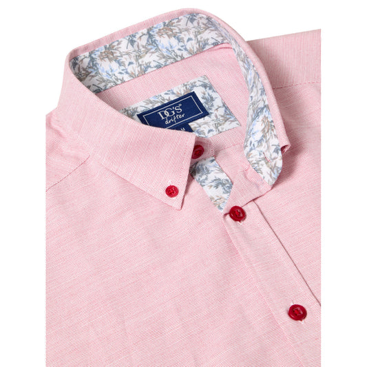 Drifter 14030SS 65 Red Short Sleeve Casual Shirt