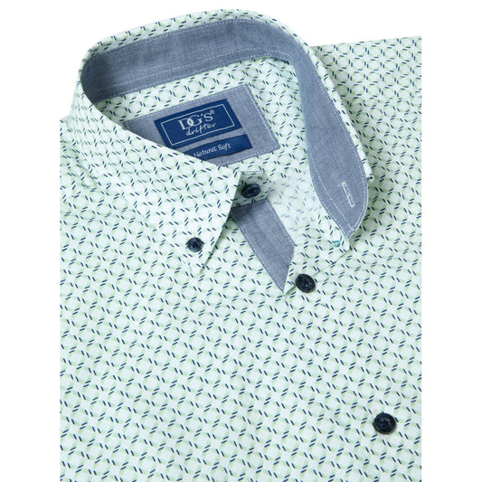 Drifter 14126SS 13 Green Short Sleeve Casual Shirt