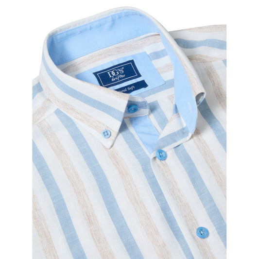 Drifter 14144SS 12 Blue Short Sleeve Casual Shirt