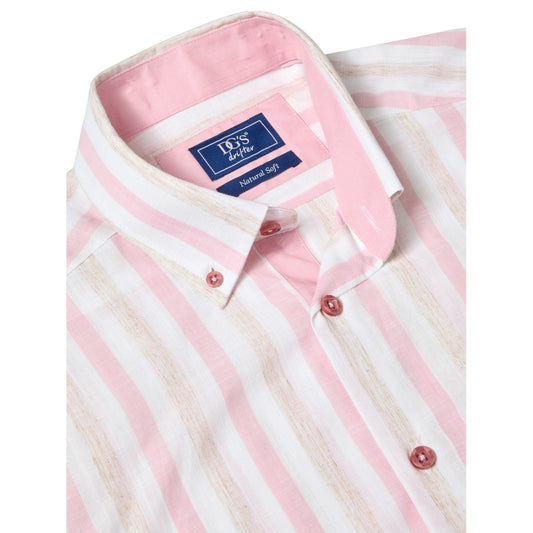 Drifter 14144SS 16 Pink Short Sleeve Casual Shirt