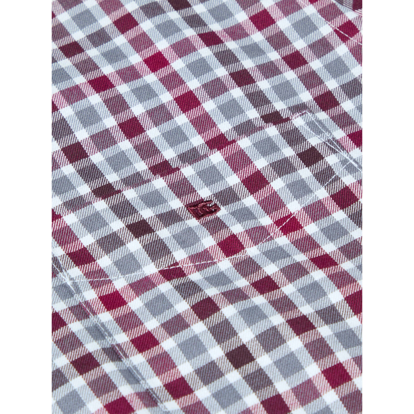 Drifter 14171 66 Burgundy Regular Casual Shirt