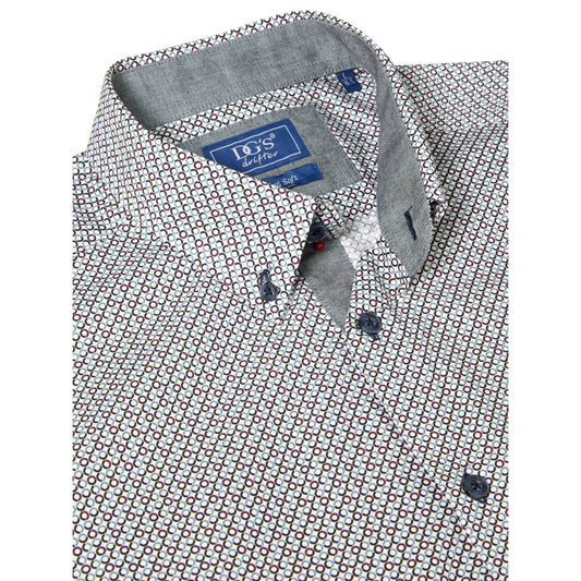 Drifter 14178 18 Navy Regular Casual Shirt