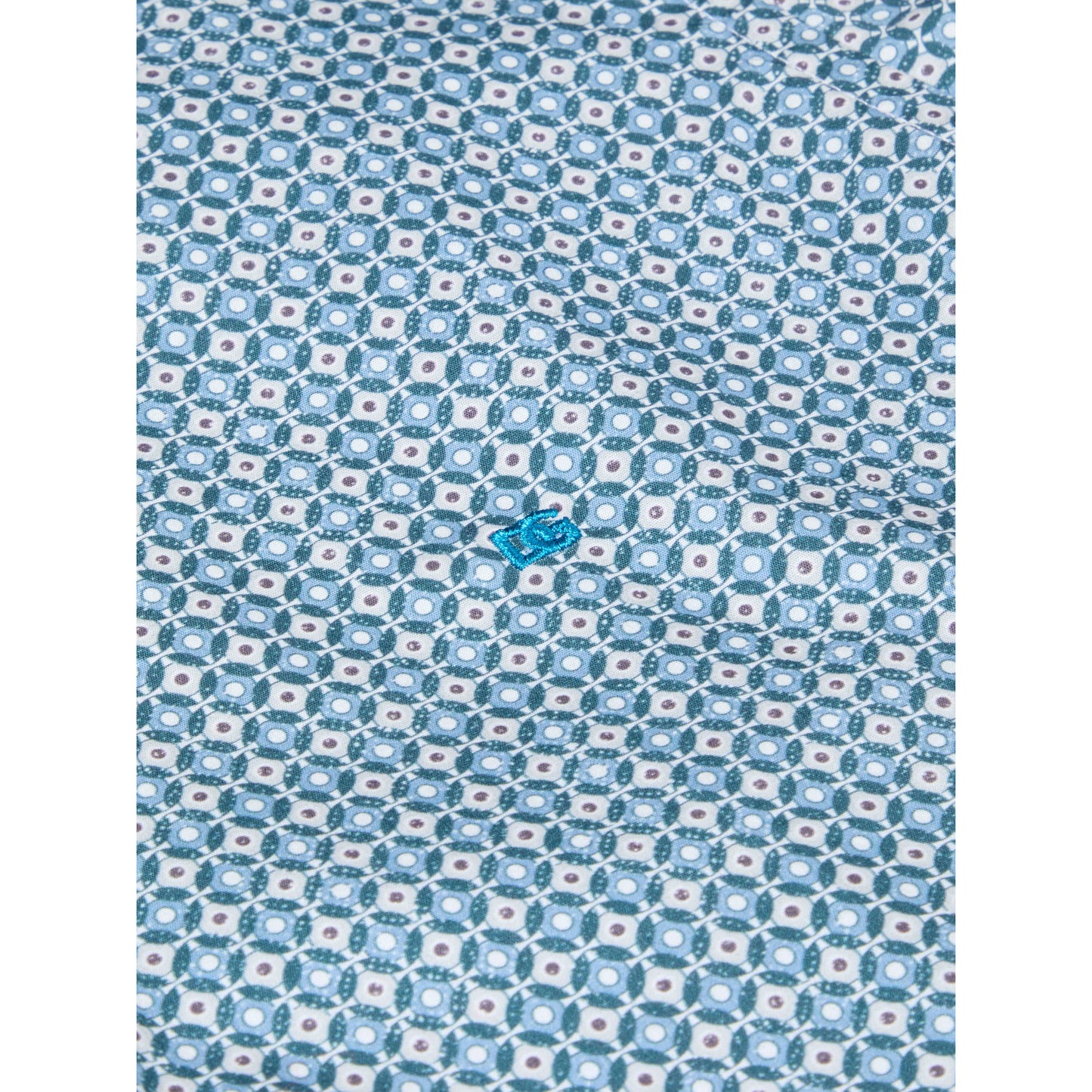 Drifter 14180 26 Teal Regular Casual Shirt