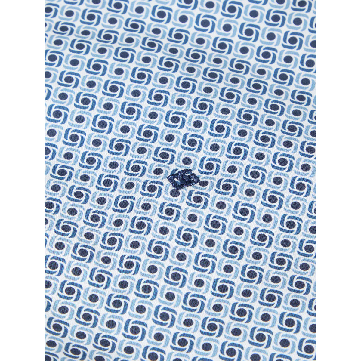 Drifter 14182 28 Dark Blue Blue Regular Casual Shirt