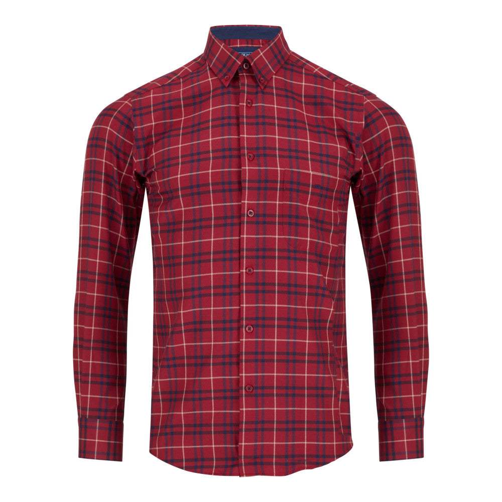 Drifter 14480 66 Red Long Sleeve Casual Shirt