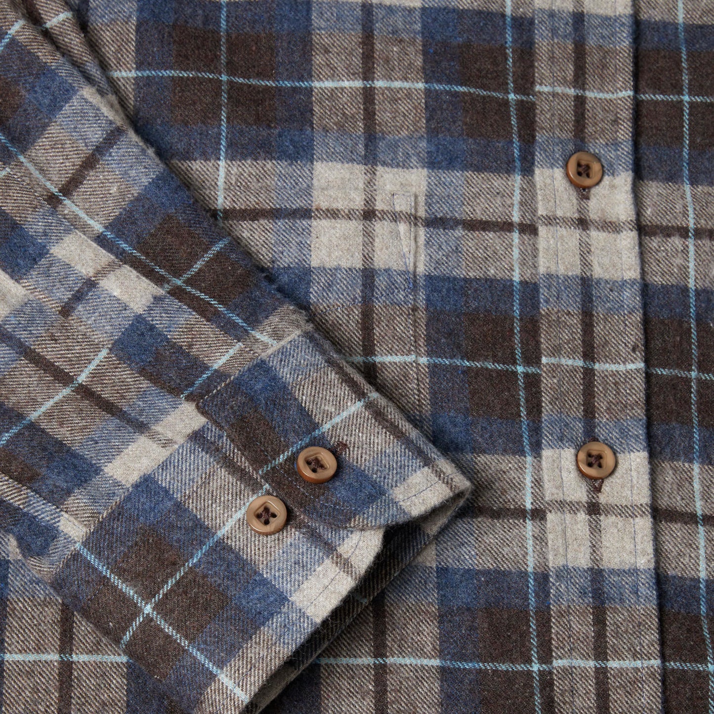 Drifter 14493 47 Brown Long Sleeve Casual Shirt