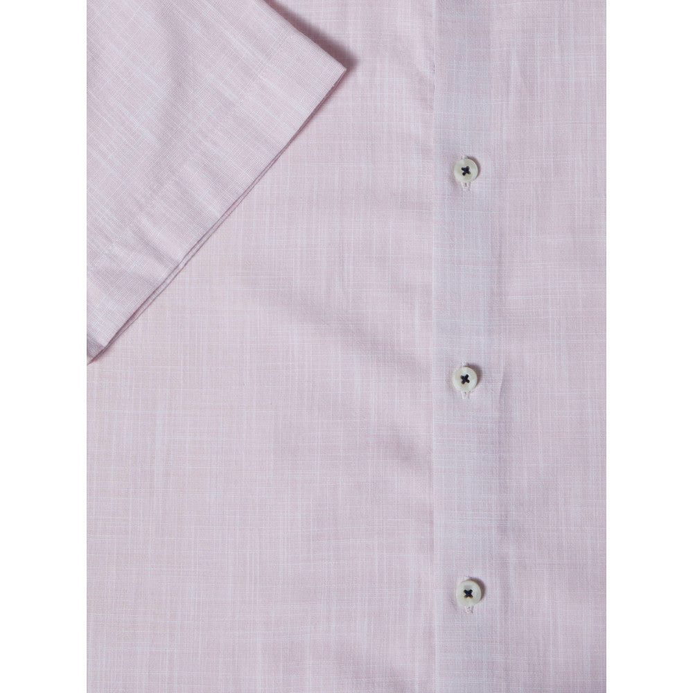 Drifter 14501SS 61 Light Pink Short Sleeve Casual Shirt