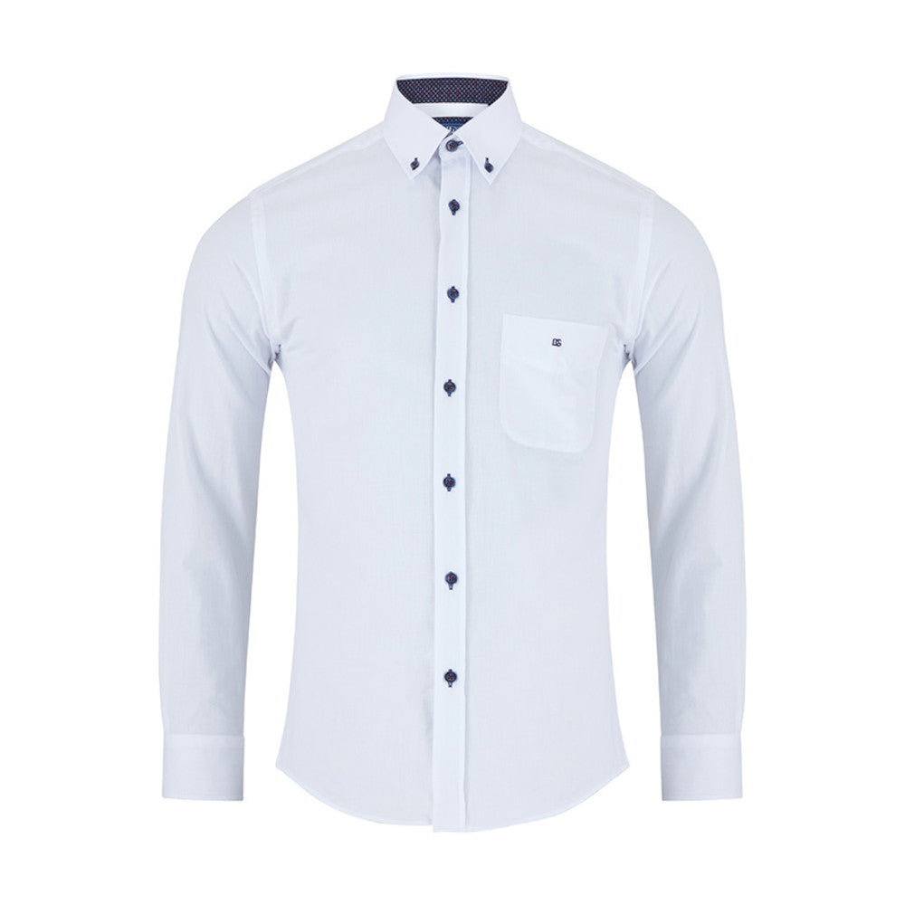 Drifter 14540 01 White Regular Fit Casual Shirt