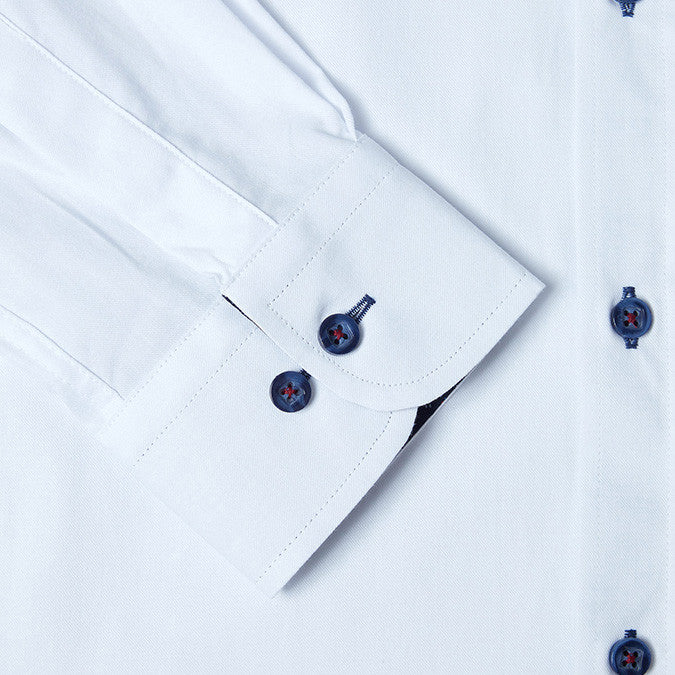 Drifter 14540 01 White Regular Fit Casual Shirt